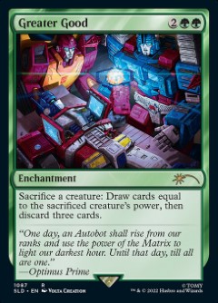 Greater Good Secret Lair Drop - Transformers Art